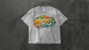 T-Shirt weiß, kurzärmelig, Logo weiß