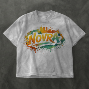 T-Shirt weiß, kurzärmelig, Logo weiß